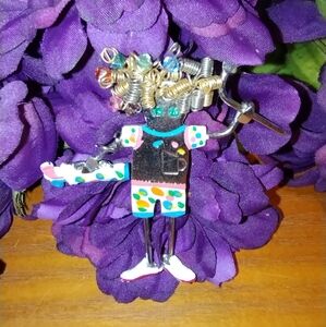 Vintage 1980s Carrette by Ganz Girl Golf  9  Iron Brooch Pin "They're Brats!"